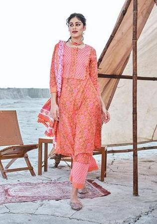 Picture of Radiant Cotton Tomato Readymade Salwar Kameez