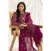 Picture of Georgette Rosy Brown Straight Cut Salwar Kameez