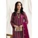 Picture of Georgette Rosy Brown Straight Cut Salwar Kameez