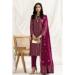 Picture of Georgette Rosy Brown Straight Cut Salwar Kameez