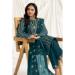 Picture of Georgette Dark Green Straight Cut Salwar Kameez