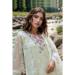 Picture of Lovely Organza Dark Grey Straight Cut Salwar Kameez