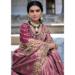 Picture of Gorgeous Silk Pale Violet Red Saree