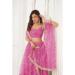 Picture of Splendid Net Pale Violet Red Lehenga Choli