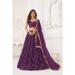 Picture of Charming Net Brown Lehenga Choli