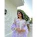 Picture of Pleasing Organza Plum Readymade Salwar Kameez