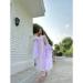 Picture of Pleasing Organza Plum Readymade Salwar Kameez