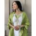 Picture of Charming Organza Off White Readymade Salwar Kameez