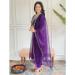 Picture of Admirable Organza Purple Readymade Salwar Kameez