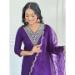 Picture of Admirable Organza Purple Readymade Salwar Kameez