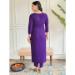 Picture of Admirable Organza Purple Readymade Salwar Kameez