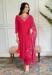 Picture of Grand Organza Crimson Readymade Salwar Kameez