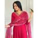 Picture of Grand Organza Crimson Readymade Salwar Kameez