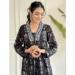 Picture of Alluring Organza Black Readymade Salwar Kameez