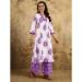 Picture of Marvelous Organza Plum Readymade Salwar Kameez