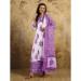 Picture of Marvelous Organza Plum Readymade Salwar Kameez