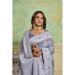 Picture of Wonderful Cotton Light Slate Grey Saree