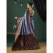 Picture of Sublime Silk Slate Grey Saree