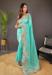 Picture of Comely Silk Dark Sea Green Saree