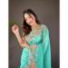 Picture of Comely Silk Dark Sea Green Saree