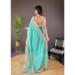 Picture of Comely Silk Dark Sea Green Saree