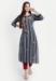 Picture of Charming Cotton Dark Slate Grey Kurtis & Tunic