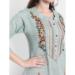 Picture of Sightly Cotton Light Steel Blue Kurtis & Tunic