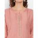 Picture of Shapely Cotton Dark Salmon Kurtis & Tunic