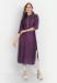 Picture of Ideal Cotton Dim Gray Kurtis & Tunic