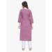 Picture of Resplendent Cotton & Silk Rosy Brown Kurtis And Tunic