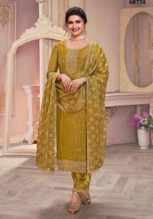 Picture of Georgette & Silk Sienna Straight Cut Salwar Kameez