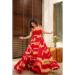 Picture of Sublime Rayon Fire Brick Readymade Gown