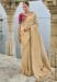 Picture of Charming Crepe & Satin Tan Saree