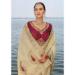 Picture of Resplendent Crepe & Satin Tan Saree