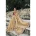 Picture of Taking Crepe & Satin Pale Golden Rod Saree