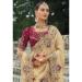 Picture of Taking Crepe & Satin Pale Golden Rod Saree