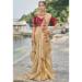 Picture of Classy Crepe & Satin Burly Wood Saree