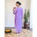 Picture of Comely Chiffon Purple Kurtis & Tunic