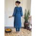 Picture of Exquisite Chiffon Midnight Blue Kurtis & Tunic