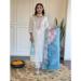 Picture of Charming Chiffon Light Slate Grey Kurtis & Tunic