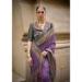 Picture of Stunning Silk Plum Saree