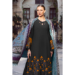 Picture of Alluring Rayon Black Straight Cut Salwar Kameez