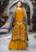 Picture of Rayon Dark Golden Rod Straight Cut Salwar Kameez