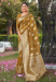 Picture of Pretty Silk Saddle Brown Saree