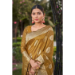 Picture of Pretty Silk Saddle Brown Saree