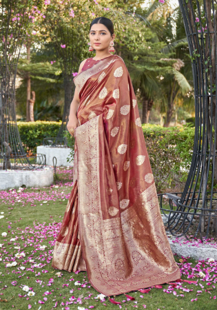 Picture of Bewitching Silk Maroon Saree