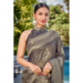 Picture of Delightful Silk Grey Saree