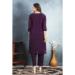 Picture of Good Looking Rayon & Silk Purple Kurtis And Tunic