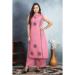 Picture of Rayon & Silk Pale Violet Red Kurtis And Tunic