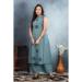 Picture of Rayon & Silk Light Slate Grey Kurtis And Tunic